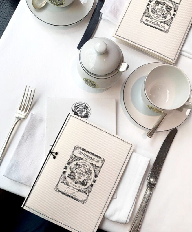 Mariage Frères tea emporium on A Little Bird - An Insiders Guide to London